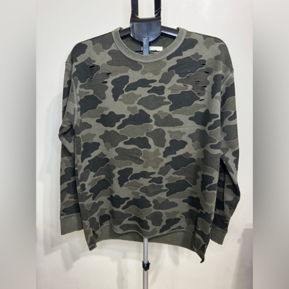Hollister T-Shirt I Men’s I Camo I Distressed I Size S